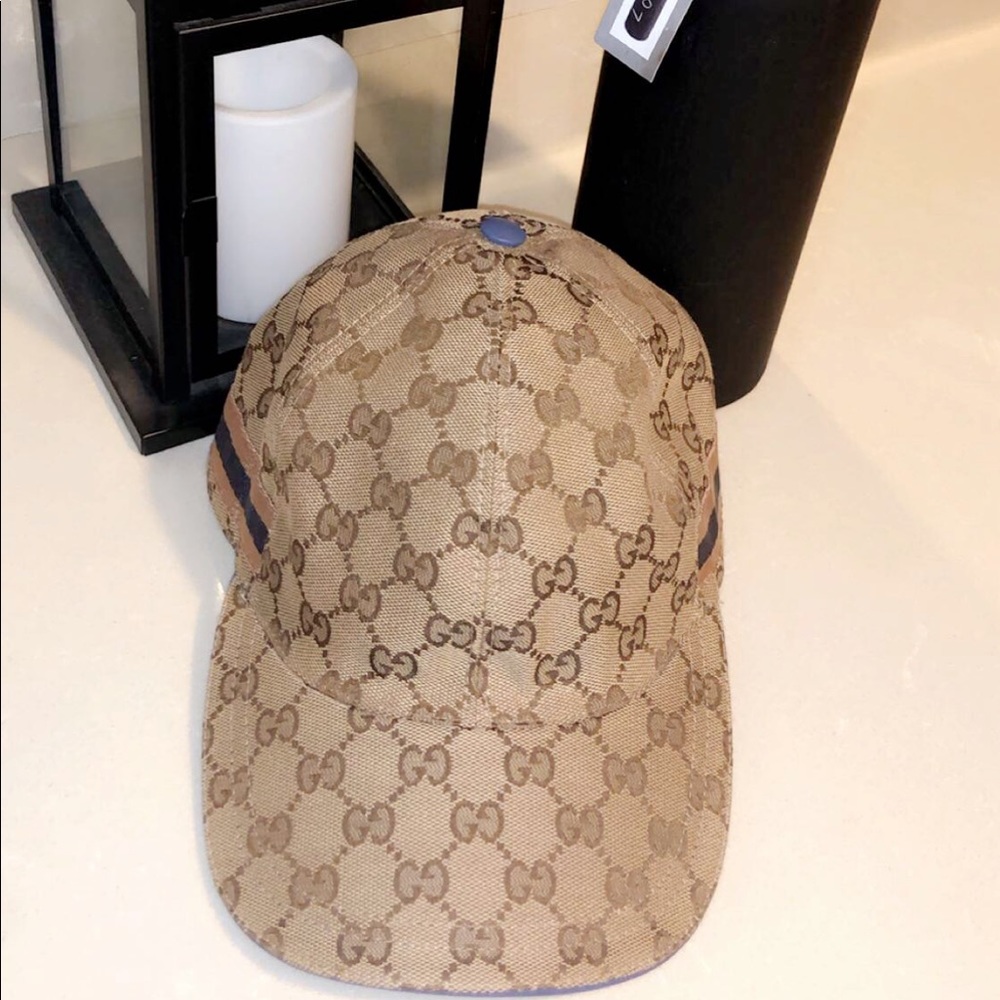 100% Authentic Gucci monogram hat.